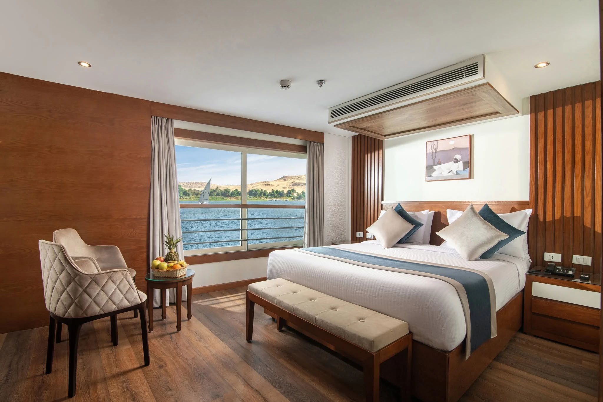 Cabin aboard the Nile Capital Nile Cruise Nile cruise